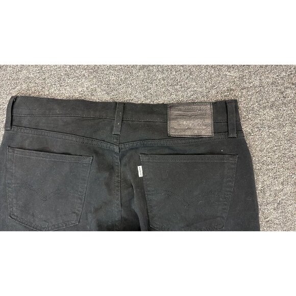 Levi's Premium 511 Slim Fit Jeans Mens 32x30 Black Denim 5-Pocket White Tab - Picture 4 of 4